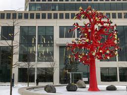 Rechtbank Breda in de sneeuw (foto: Willem-Jan Joachems)