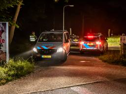 De politie had het druk met feestende lui (foto: Toby de Kort/SQ Vision).