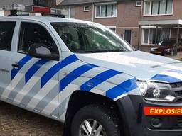 En toen stond de EOD voor de deur (foto: Politie).