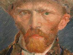 Vincent van Gogh in 1887 (zelfportret via Frans Lemmens/ANP).
