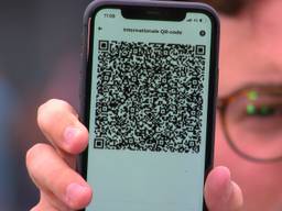 Internationale QR-code in de CoronaCheck-app.