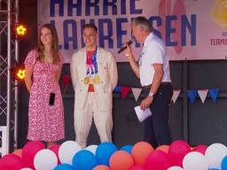 De huldiging van Harrie Lavreysen in Luyksgestel.