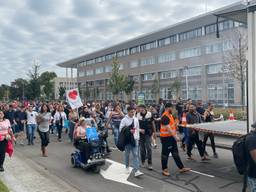 Het muziekprotest eind september.