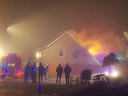 RUW beeld woningbrand Haps