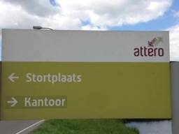 Brand bij Attero in Tilburg (Beeld: Martijn de Bie)