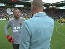 NAC-keeper Jelle ten Rouwelaar over record: NAC - Excelsior was zijn 205e wedstrijd op rij