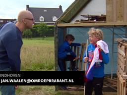Eindhovenaar ontwerpt huthuisjes, een vrijplaats voor kinderen in de wijk Meerhoven.