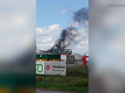 Brand zandfabriek Martens en Van Oord op industrieterrein Moerdijk is voorbij