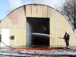 Hennepkwekerij ontdekt bij brand loods