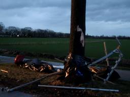 Geen gewonden na bizar ongeluk in Landhorst