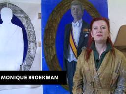Monique Broekman maakt een bijzonder portret van koning Willem-Al;exander