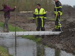 Vrouw zakt weg in drijfzand in Etten-Leur