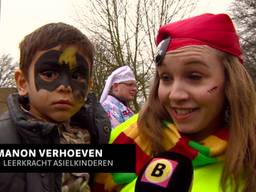 Asielkinderen Overloon vieren hun eerste carnaval