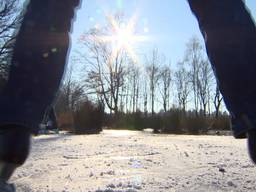 Schaatsen op natuurijs in Deurne