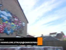 Gekkenhuis bij Prins Carnaval in Esch: huis versiert met graffiti