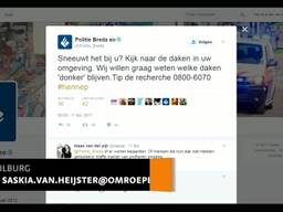 Het dak van de buurman blijft zwart na een sneeuwbui: verklikken bij de politie?