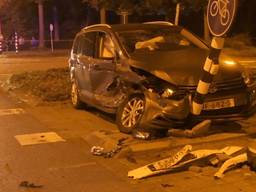Drie gewonden bij aanrijding met politieauto in Eindhoven