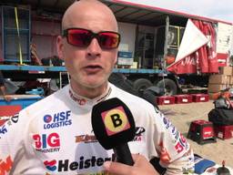 Jurgen van den Goorbergh na etappe 2 van Dakar Rally