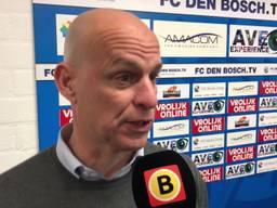 Reactie FC Oss-trainer Klaas Wels na 0-0 tegen FC Den Bosch