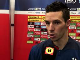Nick Viergever vond de eerste helft te matig tegen Feyenoord