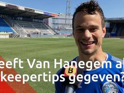 FC Den Bosch-doelman Wouter van der Steen krijgt geen tips van Van Hanegem: 'Hij vertelt me niet hoe ik een bal moet vangen'