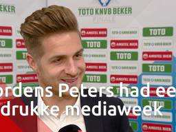 Drukke mediaweek voor Willem II-captain Jordens Peters: ‘Ik hoop niet dat mensen Jordens-moe worden’