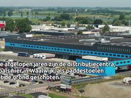 Dronebeelden van de distributiecentra