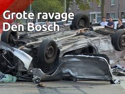 Flinke ravage na ongeluk in Den Bosch