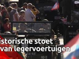 Brabant herdenkt Operatie Market Garden met een historische stoet van legervoertuigen