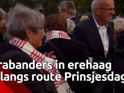 Brabanders in erehaag langs de route van Prinsjesdag