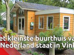 Het kleinste buurthuis van Nederland staat in Vinkel