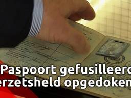 Paspoort van de  gefusilleerde verzetsheld Jan de Rooij opgedoken in Sprang-Capelle