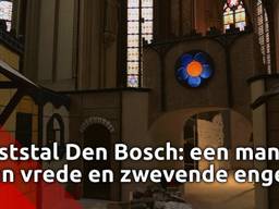 Kerststal Sint Jan: zwevende engelen in de basiliek en 'een man van vrede'