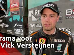 Kopman Vick Versteijnen nu al kansloos in Dakar Rally: ‘Het is gruwelijk balen’