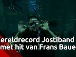 Jostiband scoort met hit van Frans Bauer onder water