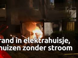 Brand in transformatorhuisje in Tilburg