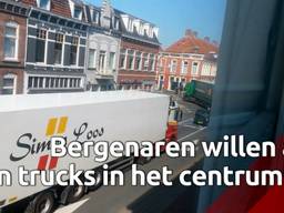 Vrachtwagens teisteren binnenstad van Bergen op Zoom, 'We pikken het niet meer'