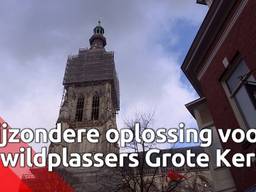 Wildplassende feestgangers in Breda worden op ludieke wijze gestraft