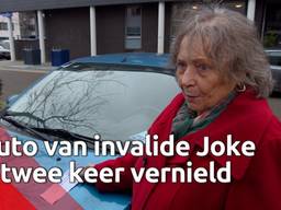 Joke (76) in tranen nadat auto op invalideplaats vernield is