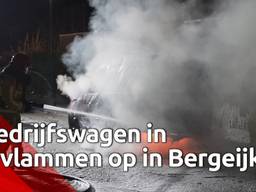 Autobrand in Bergeijk