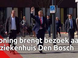 Koning Willem-Alexander bezoekt het Jeroen Bosch Ziekenhuis