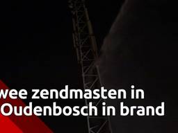 Brand bij twee zendmasten in Oudenbosch