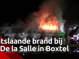 Brand verwoest gebouw jeugdzorginstelling Boxtel