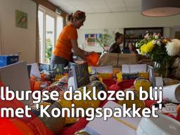 Tilburgse daklozen blij met koningpakketten 