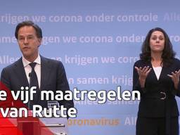 Dit zijn de nieuwe coronamaatregelen van het kabinet