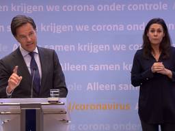Samenvatting van de persconferentie van premier Rutte en minister De Jonge.