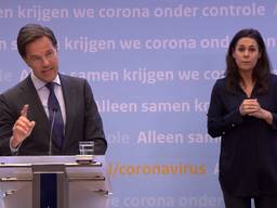 Samenvatting van de persconferentie van premier Rutte en minister De Jonge.