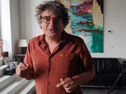 Op de set met Frank Lammers, in een appartement in Eindhoven. 