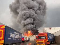 Grote brand bij Huijbregts Foodgroup in Helmond