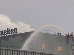 Brand op dak bij brouwerij Heineken in Den Bosch